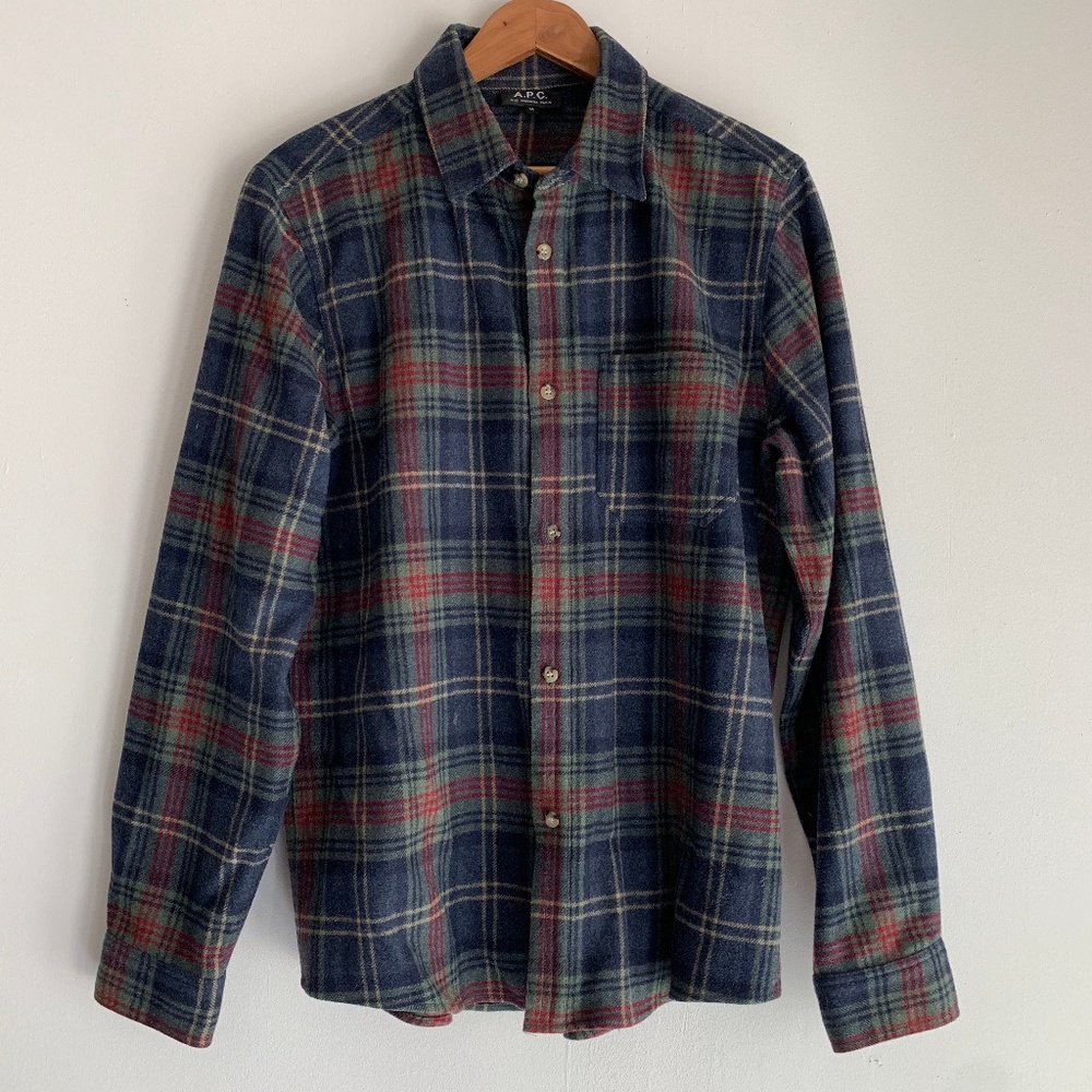 A.P.C. Wool Plaid Flannel